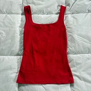 Red Anne Fontaine Tank